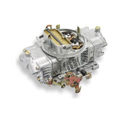 Holley 4150 Double Pumper Carburettor CFM 650 Square Bore Silver
