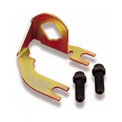 Holley Transmission Kickdown Bracket Steel Gold Chevy Small Block