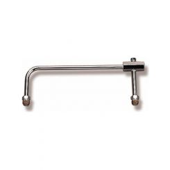 Holley Fuel Chrome Steel 5/8" x 18 inverted flare Inlet and outlets