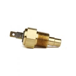 Holley Coolant Temperature Sensor Brass Natural Pro-Jection Analog 3/8 i