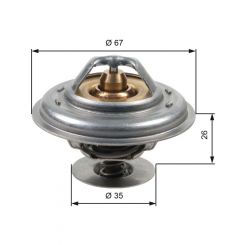 Gates Thermostat + Gaskets & Seals