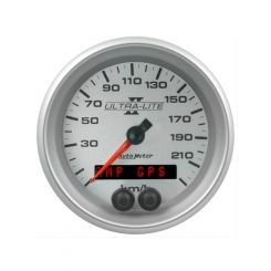 Auto Meter 3-3/8" Speedo, 225 KM/H, GPS, Ultra-Lite II