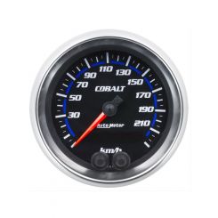 Auto Meter 3-3/8" Speedo, 225 KM/H, GPS, Cobalt