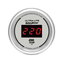 Auto Meter 2-1/16" Oil Temperature, 0-340 F, Ultra-Lite Digital