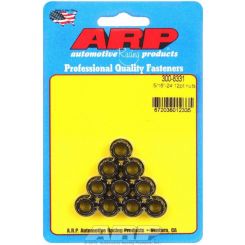 ARP Nut 12PT 5/16-24 Thread 3/8" Socket Chromoly Black 10pk