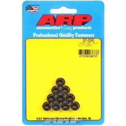 ARP Nut 12PT 1/4-20 Thread 5/16" Socket Chromoly Black 10pk