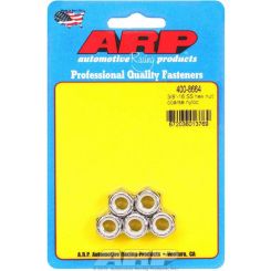 ARP Nuts Nyloc Hex Head S/S Polished 3/8" x RH Thread Qty 5