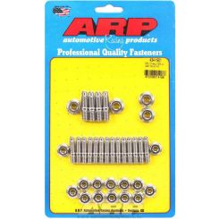ARP Oil Pan Stud Hex Nut SB Chev w/ Standard 2-Piece Pan Gasket S/S