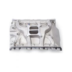 Edelbrock Intake Manifold Performer Dual Plane Aluminium Natural Square B
