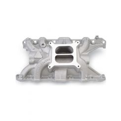 Edelbrock Intake Manifold Performer Dual Plane Aluminium Natural Square B