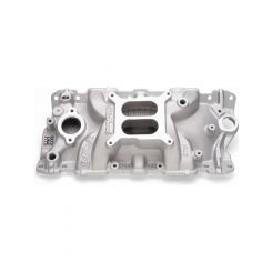 Edelbrock Intake Manifold Performer EPS Dual Plane Aluminium Natural Squa