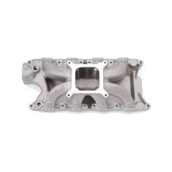 Edelbrock Intake Manifold Victor Jr Single Plane Aluminium Natural Square