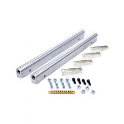Edelbrock Fuel Rails Aluminium Clear Anodized Ford 289 302 351W Pair