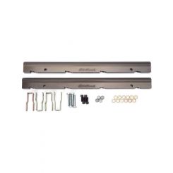 Edelbrock Fuel Rails Aluminium Clear Anodized Chevrolet Small Block Bosch