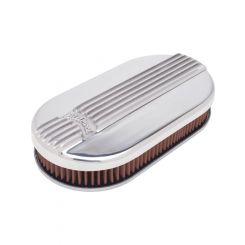 Edelbrock Air Cleaner Assembly Classic Series Small Oval Aluminium Polish