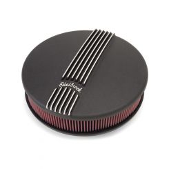 Edelbrock Air Cleaner Assembly Classic Series 14" Round Black Logo 3.900"