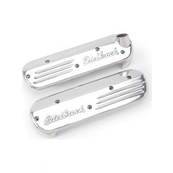 Edelbrock Ignition Coil Covers Polished Logo Chevy 4.8L 5.3L 6.0L Pair