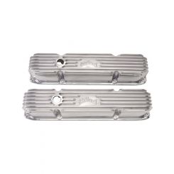 Edelbrock Valve Covers Classic Series Stock Finned Logo For Chrysler BB P…