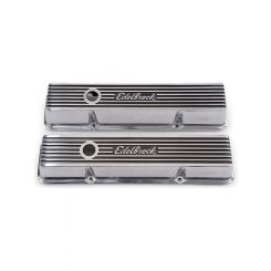 Edelbrock Valve Covers Elite II Series Low-profile Cast Aluminium Polishe