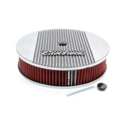 Edelbrock Air Cleaner Assembly Elite II Series Round 14 in. Red Cotton Ga