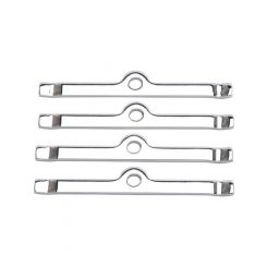 Edelbrock Valve Cover Hold-Down Tabs Steel Chrome Not for Centrebolt Cove
