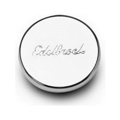 Edelbrock Oil Fill Plug Cap Push-In Round Steel Chrome Universal