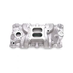 Edelbrock Intake Manifold Performer RPM Dual Plane Aluminium Natural Squa