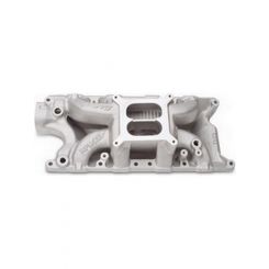 Edelbrock Intake Manifold Performer RPM Air Gap Dual Plane Aluminium Natu