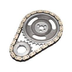 Edelbrock Timing Chain and Gear Set Performer-Link Single Roller Iron/Ste