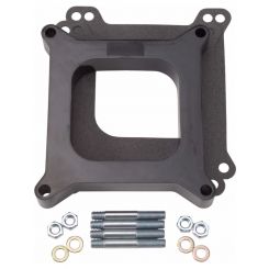 Edelbrock Carburettor Spacer Phenolic 1 In. Thick Open Square Bore
