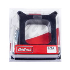 Edelbrock Carburettor Spacer Phenolic 2 In. Thick Open Square Bore