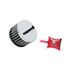 K&N Steel Base Crankcase Vent Air Filter/ Breather