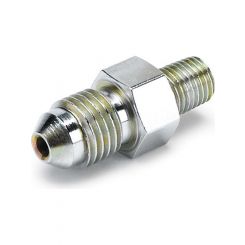 Auto Meter Fuel Rail Fitting -4 An Male To Male 1/16 Npt Mechanical Gauge