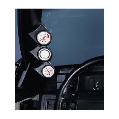 Auto Meter Gauge Pod Triple 2 1/16" Black Ford Hard Top