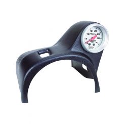 Auto Meter Gauge Mount Steering Column Pod Plastic Black Single 2 1/16"