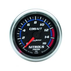 Auto Meter Gauge Cobalt Nitrous Pressure 0-1600 PSI 2 1/16" Analog Electr