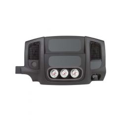 Auto Meter Gauge Panel Plastic Black Three 2 1/16" Holes Dodge Pickup