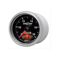 Auto Meter Gauge Sport-Comp Ii Pro-Control Voltmeter 8-18 V 2 1/16" Analo