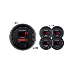 Auto Meter Gauge Kit Sport Comp Digital Speedo Fuel Lvl Oil Pressure Wate
