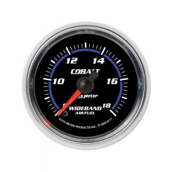 Auto Meter Air/Fuel Ratio Gauge; Cobalt; Wideband Air Fuel Ratio Kit; 2 1