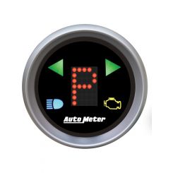 Auto Meter Shift indicator Gauge Prndl Plus 2 1/16" Round Dash Mount Led