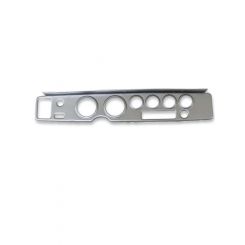 Auto Meter Gauge Panel ABS Plastic Silver Four 2 1/16" Holes Two 3 3/8" H