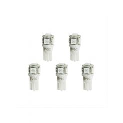 Auto Meter Led Bulb Replacement T3 Wedge White 5 Pack