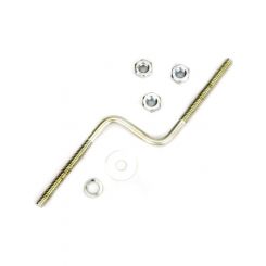 RPC 1/4"-20 X 6", Offset Stud With Wing Nut, Fits Steel Off-Set Base,