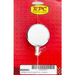 RPC Alloy Pcv Push-In, Breather With 1" Neck, Chrome Finish, Plain Sty