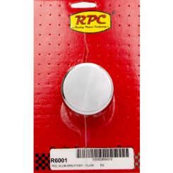 RPC Alloy Push-In Breather, With 1" Neck, Polished, Finish, Plain Style
