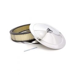 RPC 14" X 3" Chrome, Top Muscle Car Style Air, Cleaner With Recessed Ba