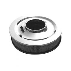 RPC 14" X 3", Stainless Muscle Car Style, Air Cleaner With Flat Base, &