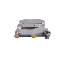 RPC Alloy Master Cylinder, 1-1/8" Bore, Chrome, Finish (4 Ports), Fits,