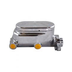 RPC Alloy Master Cylinder, 1" Bore, Chrome Finish, (4 Ports), Fits Most
